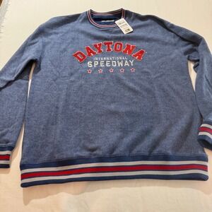NASCAR Daytona International Speedway Crewneck‎ Sweatshirt Mens XL Retro